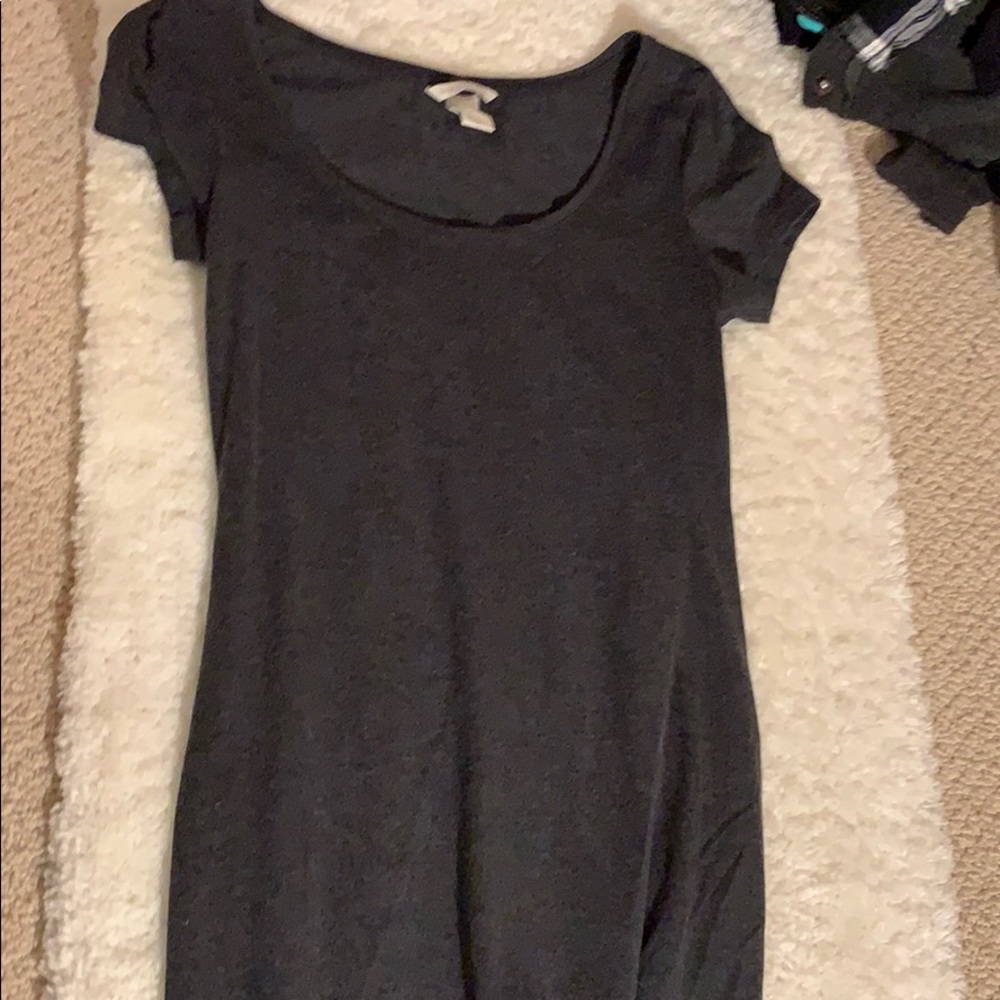 H&M Gray bodyconn dress